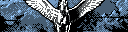 Animation pixel-art d'un flipper Godzilla en boucle sur le panneau LED.